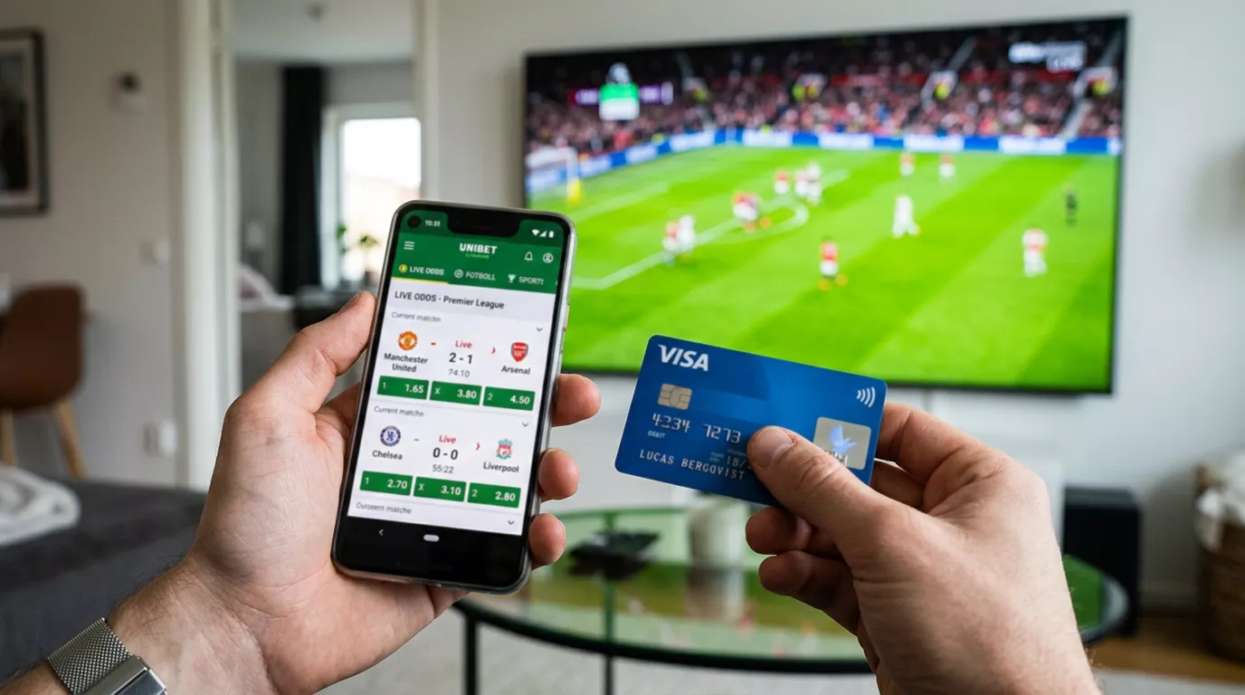 Live betting med Visa – Snabb insättning under matchen
