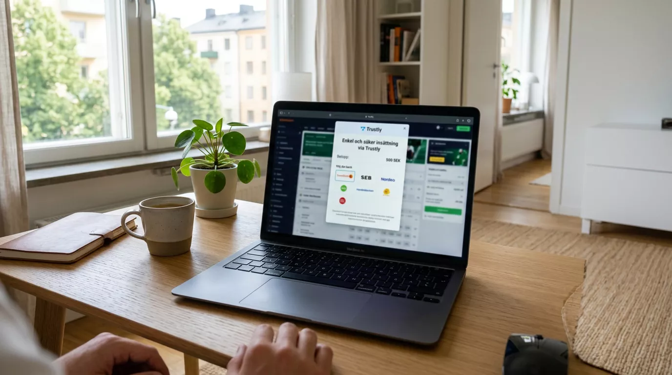 Trustly hos spelbolag – Insättning, uttag & säkerhet 2026